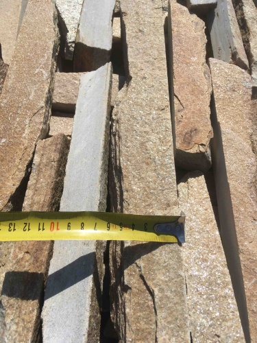 Горбушка златолит золотистый для облицовки купить в Оби