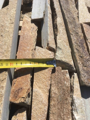 Горбушка златолит золотистый для облицовки купить в Оби