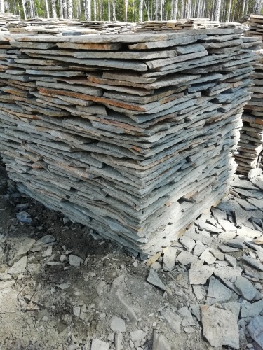 Плитняк златолит Уральский для цоколя, отмостки купить в Оби