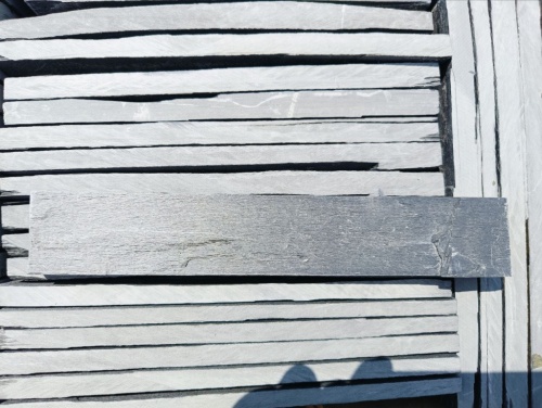 Плитка чёрная из натурального камня фасадная 30 см * 5 см, толщина 7 мм -30 мм купить в Оби