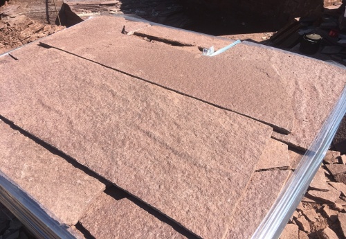 Плитняк лемезит бордовый для ступеней 20-25 мм купить в Оби